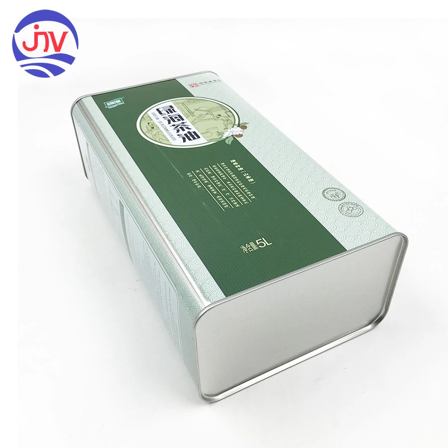 Metal Container Packaging for Edible Oil Tin Cans Storage Boxes