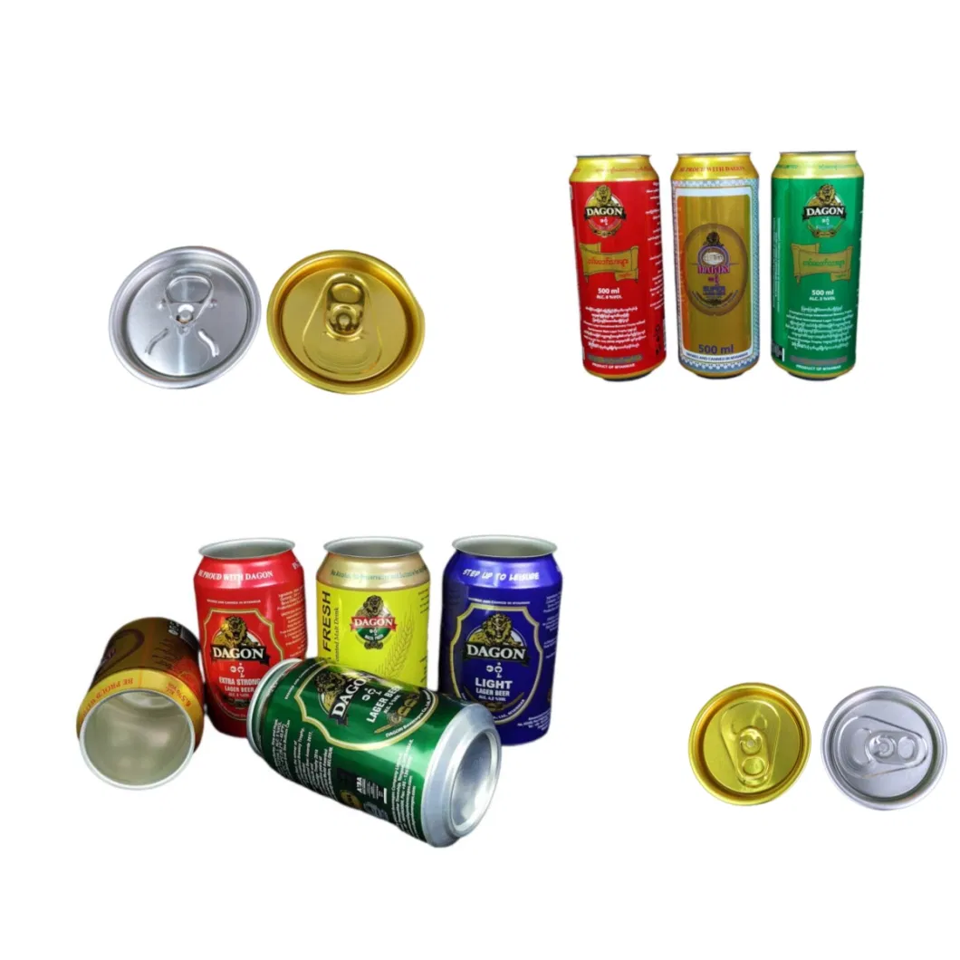 Tin Cans for Energy Drink 250ml 330ml 500ml Aluminum Beverage Beer Soda Juice Can