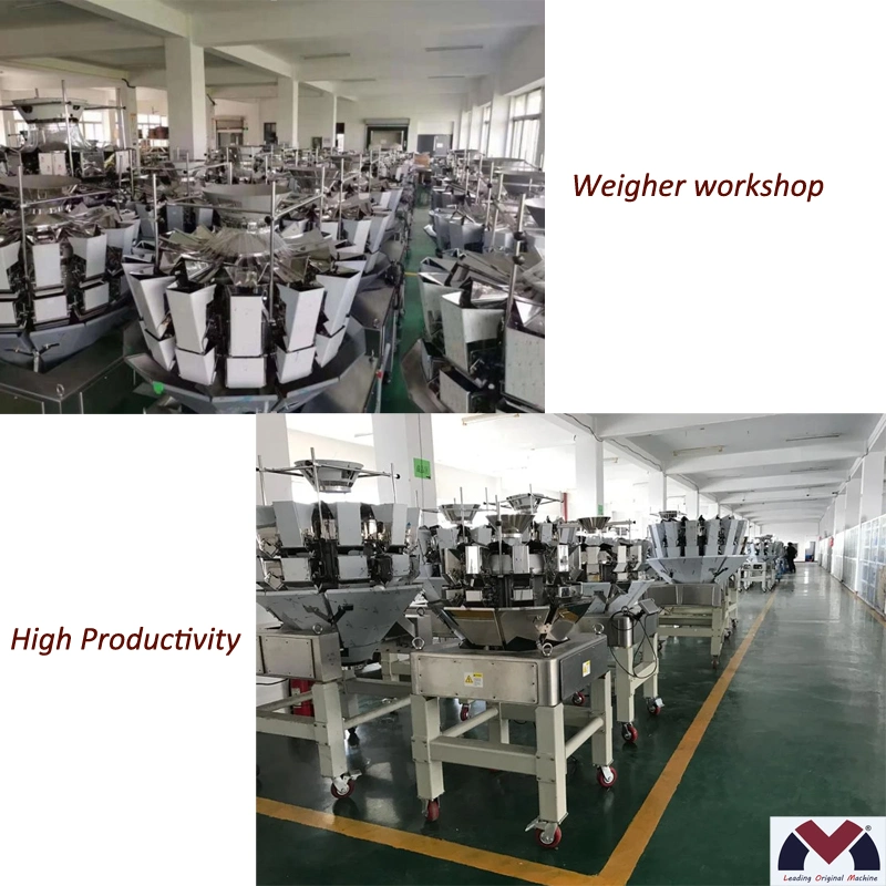 Supply Automatic Packaging System Multihead Scale Multihead Computer Combination Scale 10/14 Head Puffed Food Multihead Combination Scale