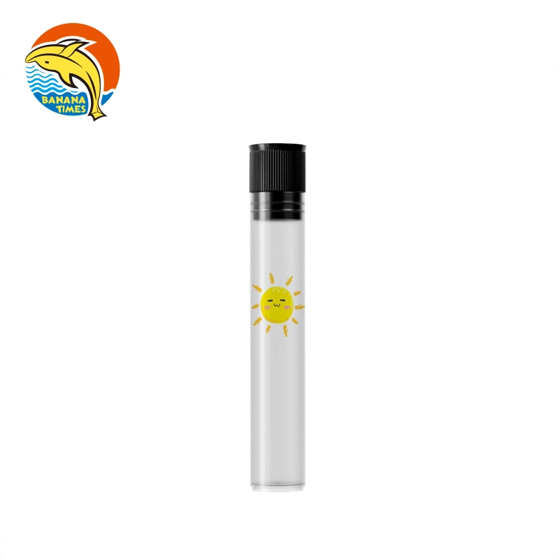 Bananatimes Wholesale Empty Plastic Tube Packaging with Childproof Top Cap