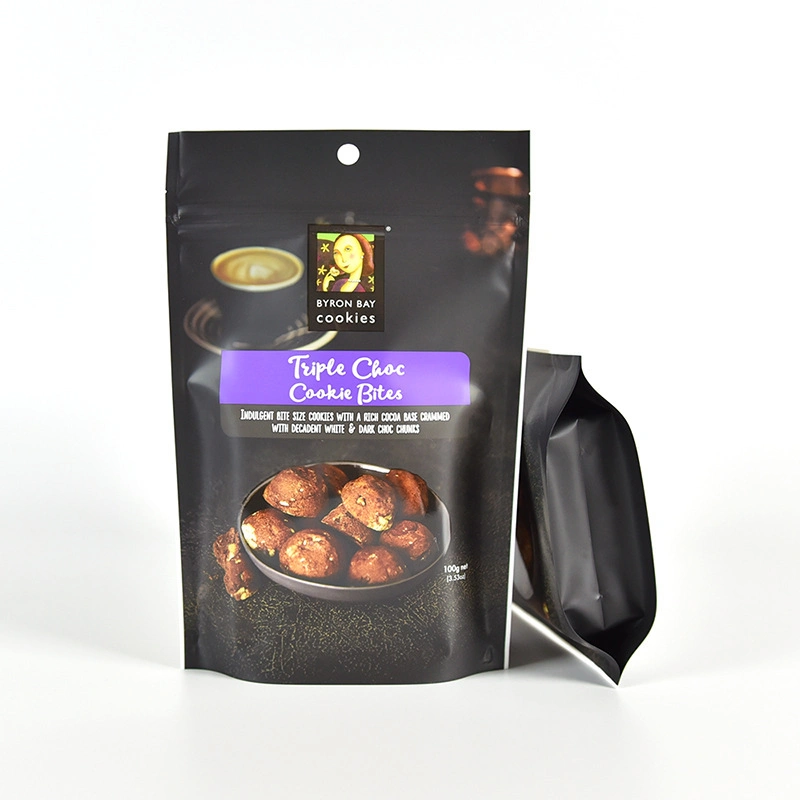 Food Grade Customized and Printed Self Supporting Zipper Bag Dried Fruit Coffee Food Packaging