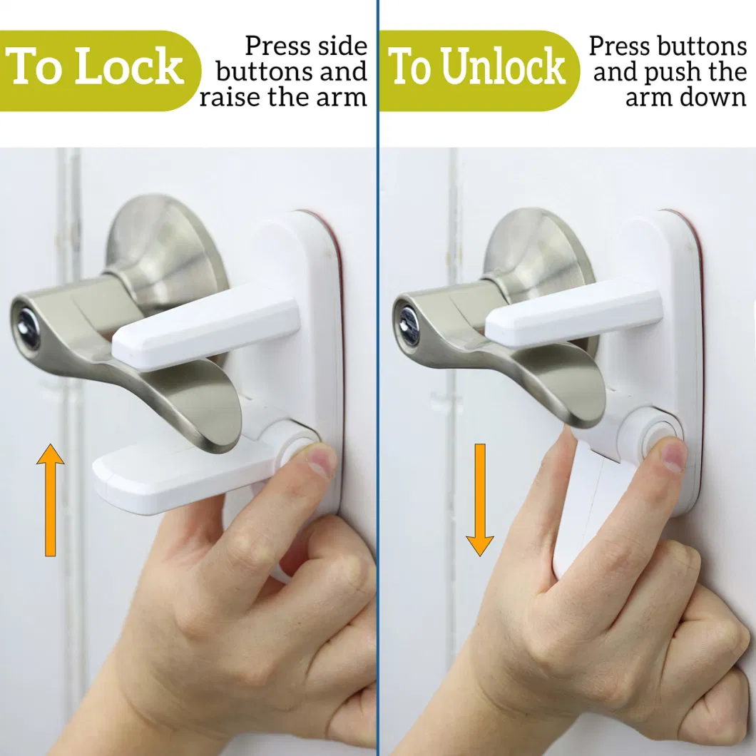 Durable Improved Childproof Door Lever Prevents Toddlers Doors Easy Installation Lock