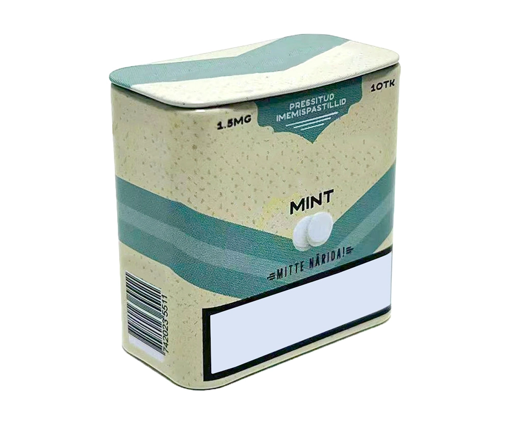 Factory Custom Tinplate Candy Chocolate Container Metal Moisture Seal Mint Tin Box with Logo for Mint