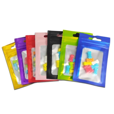 Матовый белый с возможностью повторной печати Зиплок Мил Пластик (Ziplock Mylar Plastic Exit), изготовлен по заказу Сумка