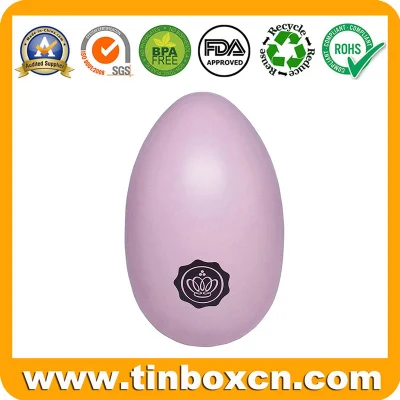  Дети Cute Egg-Shape пищевых сортов шоколада конфеты Тин может металлического олова яиц на Рождество Пасхальные подарки в салоне