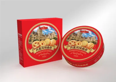 Горячий продавать китайские блюда Халаль 908g файлы cookie и Королевская Danisa сливочное печенье