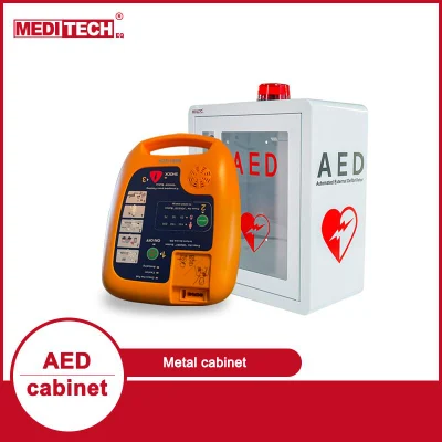  Mda Meditech-E13 Smart первой помощи для использования внутри помещений является водонепроницаемым монтаж на стене кабинета окно режима автоматической наружной дефибрилляции