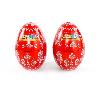 Food Grade пасхальных яиц конфеты упаковки, яйцо шоколад в форме Тин может