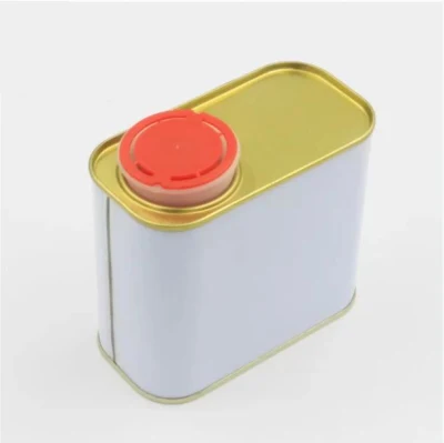 Пустая Тинпластина 4 литр Metal Square Tin CAN для Olive Уплотнение масла двигателя