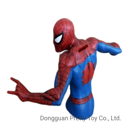  Custom Marvel Black and White Spider Man Vinly Coin Bank