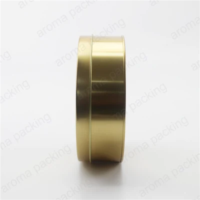 Custom высокое качество Gold металлического олова в салоне с крышкой