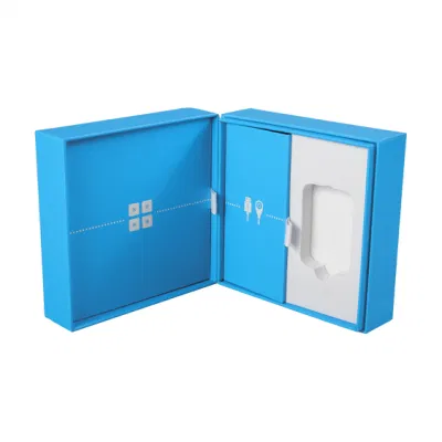  Упаковка электронных товаров Flip Gift Box Настраиваемый размер Упаковка Настройка печати блока
