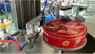 Полностью автоматическая лента для герметизации металлических блоков CAN Box Пластиковое уплотнение Упаковка машина автоматическая конусность