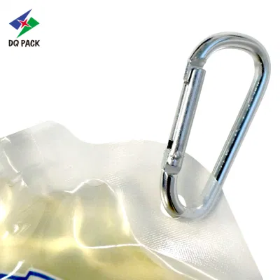 Системная плата DQ Pack биоразлагаемых многоразовые встать пластиковые Custom напиток упаковки с ручкой