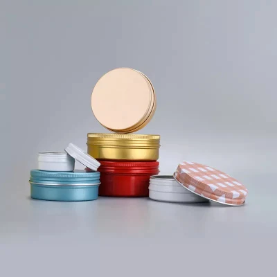 Алюминий Косметический Jar Tins металлической упаковки Jar контейнеров экологически чистой упаковки