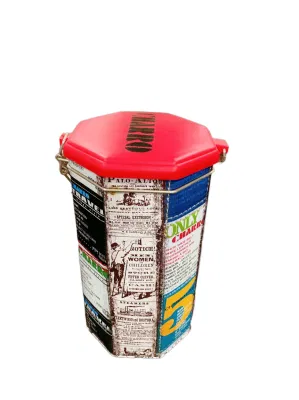 Популярная упаковка для еды Metal Tea Canister Octagon CAN Чай Tin с герметичной крышкой контейнер для хранения кофе Tin Box