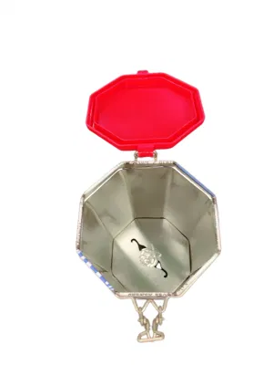 Популярная упаковка для еды Metal Tea Canister Octagon CAN Чай Tin с герметичной крышкой контейнер для хранения кофе Tin Box