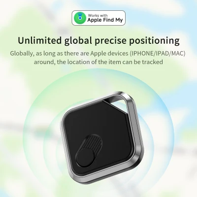 Airtag MFI Certified Item Locator PET Anti Lost Alarm Real Отслеживание времени Smart Tag Itag Key Finder Tracker for PET