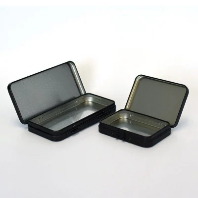 Custom рельефным логотипом 120мм 80мм 50мм ребенка к устойчивому Hinged-Lid пищевые совместных Тин может случае контейнер .