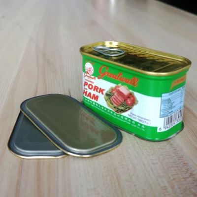  198g пустые квадратные мясо Тин может для упаковки продуктов питания