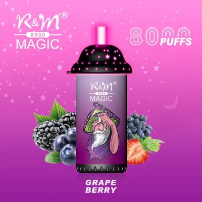 Оптом I Vape R&amp;M Magic 9000puffs Машрум Форма электронной сигареты Одноразовый измеритель формы