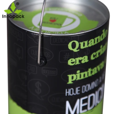 4L декоративные металлические канистры с крышка на олово краски