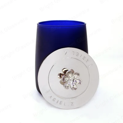  Luxury Silver металлической крышки при свечах с цветком ручки свечи Украшение для монитора