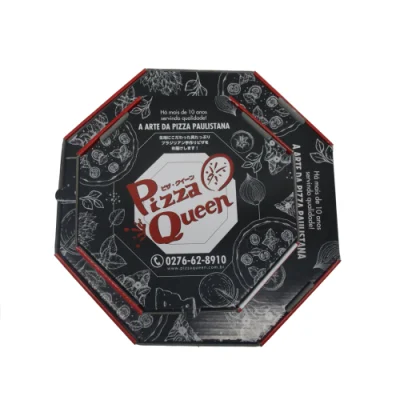  Оптовые оптом цветной печати Крафт Бумага Pizza Box может быть Настраивается в соответствии с чертежами