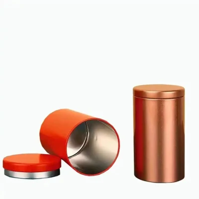 Контейнер для горячего опечатки круглый Tin упаковка кофе чай канистра Коробка
