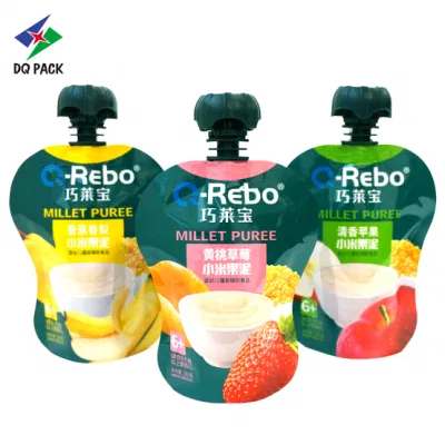  Dqpack алюминиевую фольгу встать чехол детского пюре сока пакет пластиковый мешок для напитков детское питание упаковки