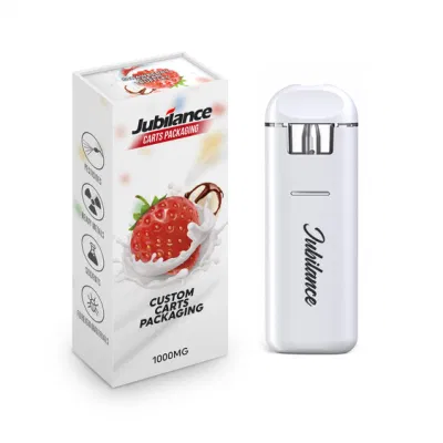 Упаковка картриджа для бумаги Jubilance закрытая система Vape ящик тележки