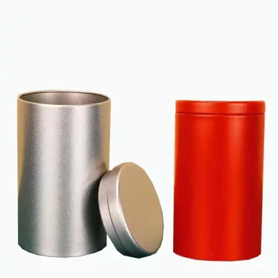 Контейнер для горячего опечатки круглый Tin упаковка кофе чай канистра Коробка
