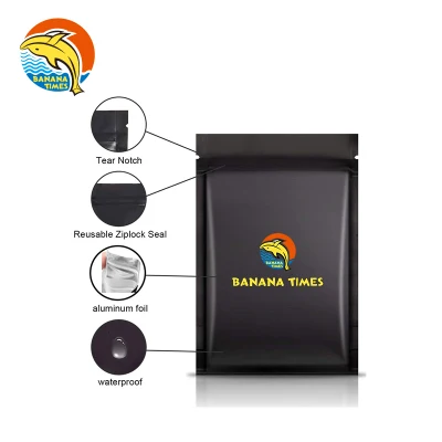  Custom напечатано тепла уплотнение 3.5 7g 1 унции пластиковые Ziplock запах доказательства встать чехол упаковки майларовый сумки