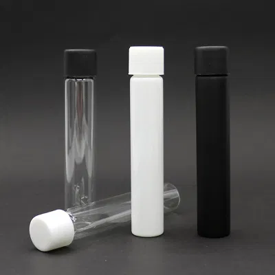  Специальная упаковка 116 мм 125 мм King Size Прокатанная трубка с Логотип CRC Glass Tube Child Proof Glass Vials with Cr Крышки