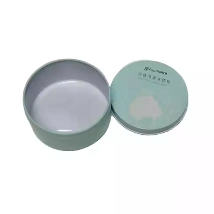 Container Empty Jars Cosmetic Round Metal Tin Box