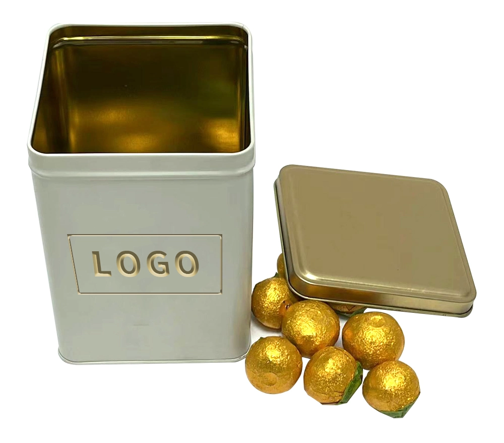 Factory Custom Tinplate Packaging Square Sample Storage Container Metal Can Twg Tea Tin Box for Tea