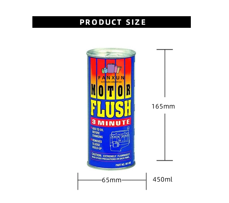 100ml Easy Open Can with Ring Pull Lid Custom Metal Motor Oil Tin Can Packaging Empty Round Engine Oil Can Cmyk Lubricants Oil Tin Cans