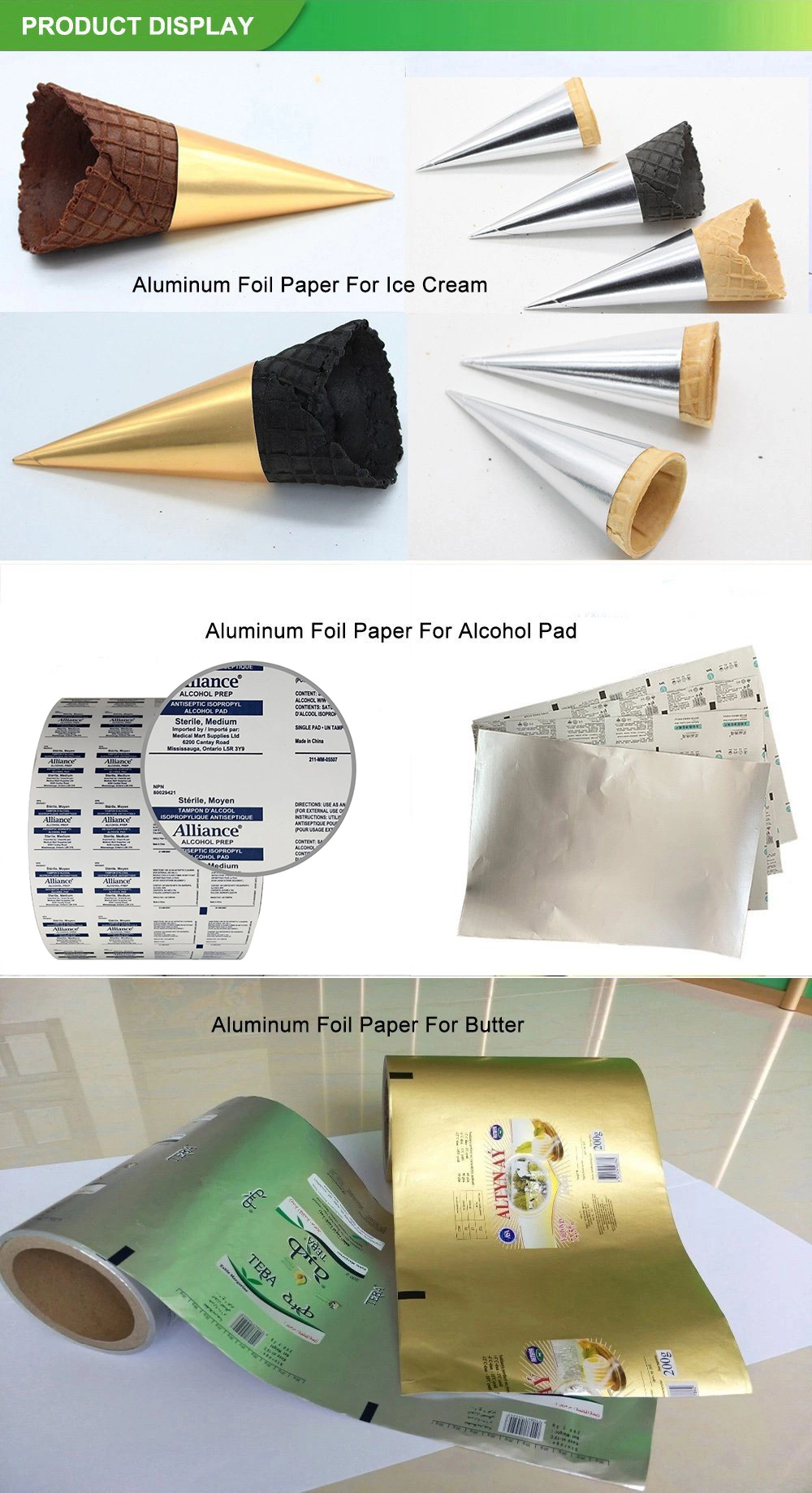 Aluminum Laminate Aluminum Foil Laminated Paper Suppliers Laminate Paper with Tin Foil