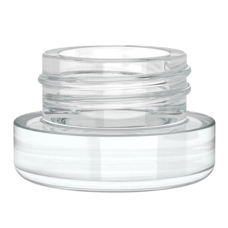 5ml Clear Cosmetic Eye Cream Jar with Screw Childproof Safety Lid