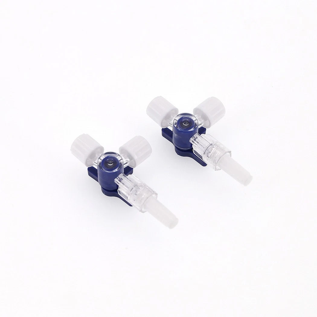 Medmount Medical Disposable Sterile 10-150cm Extension Tube 3 Way Stopcock with Male Lock for Syringe