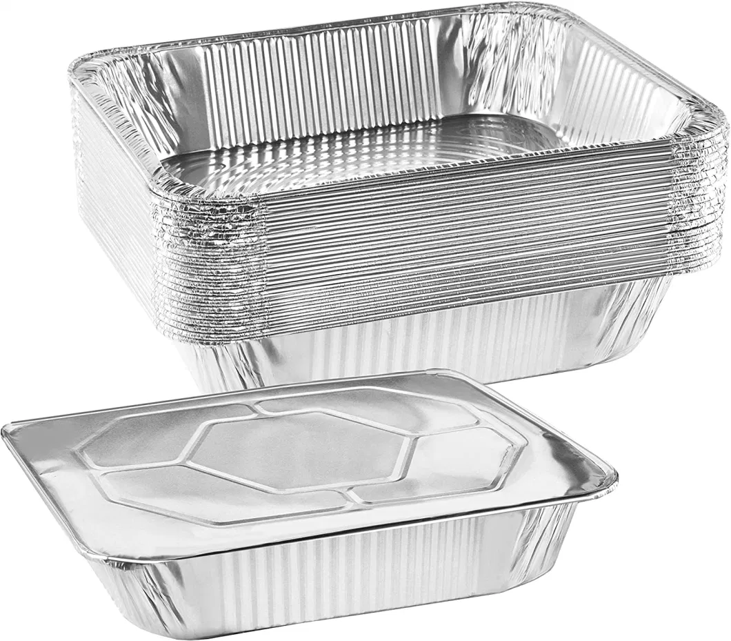 Drip Pan Tin Foil Tray Aluminum Half-Size Roasting Pans Food Storage Containers