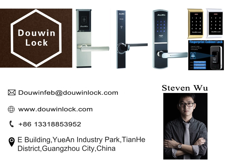 APP Douwin Blurtooth WiFi Electronic Key Card Child Safety Door Cylinder Lock with CE FCC Certification