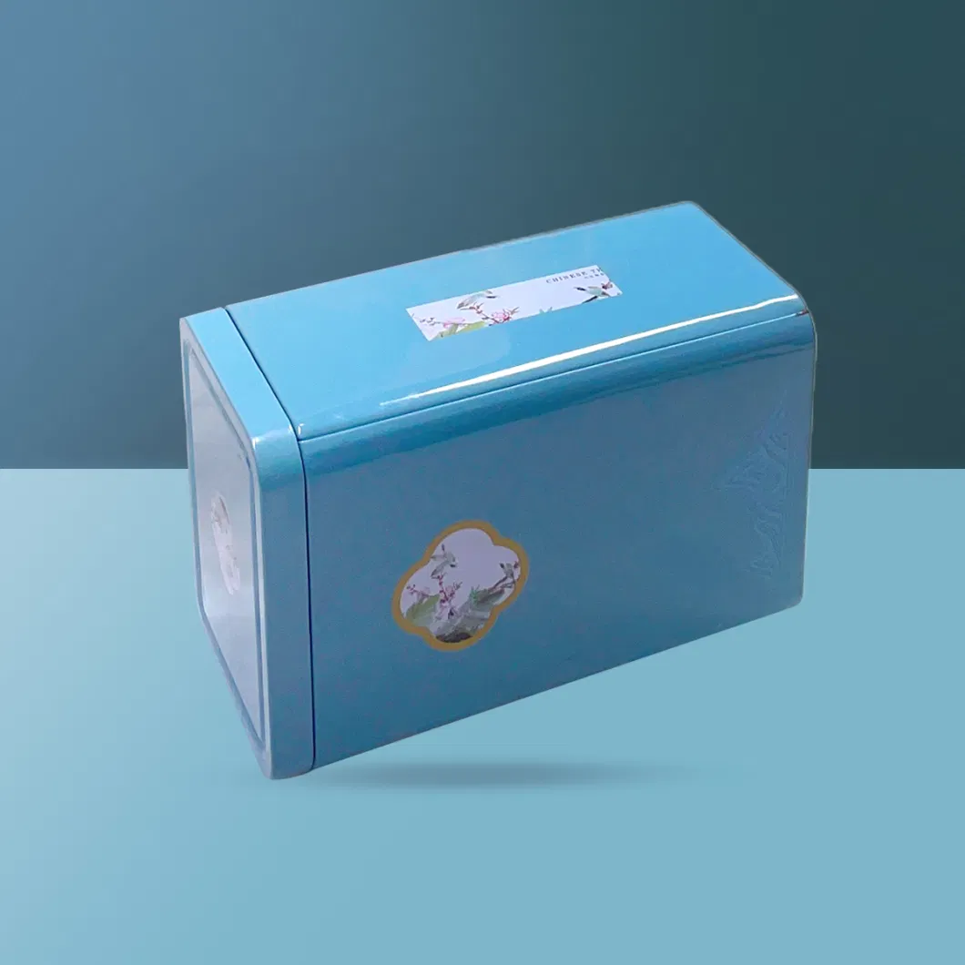 Tea Packaging Tin Can Sealed Tinplate Box with Lid Gift Box