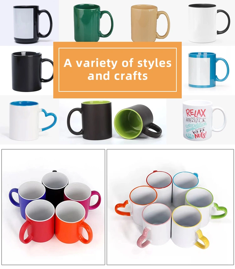 Classic Matte Glazed Ceramic Mug Black Can Be Customized for Factory Wholesale