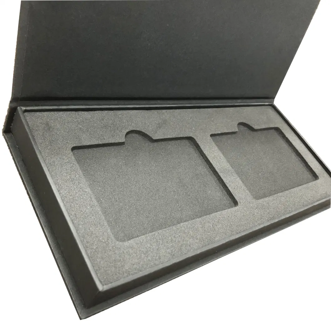 Ins Hot Sales Custom Metal Credit Card Gift Packaging Boxes 2 Cards Slots Paper Boxes