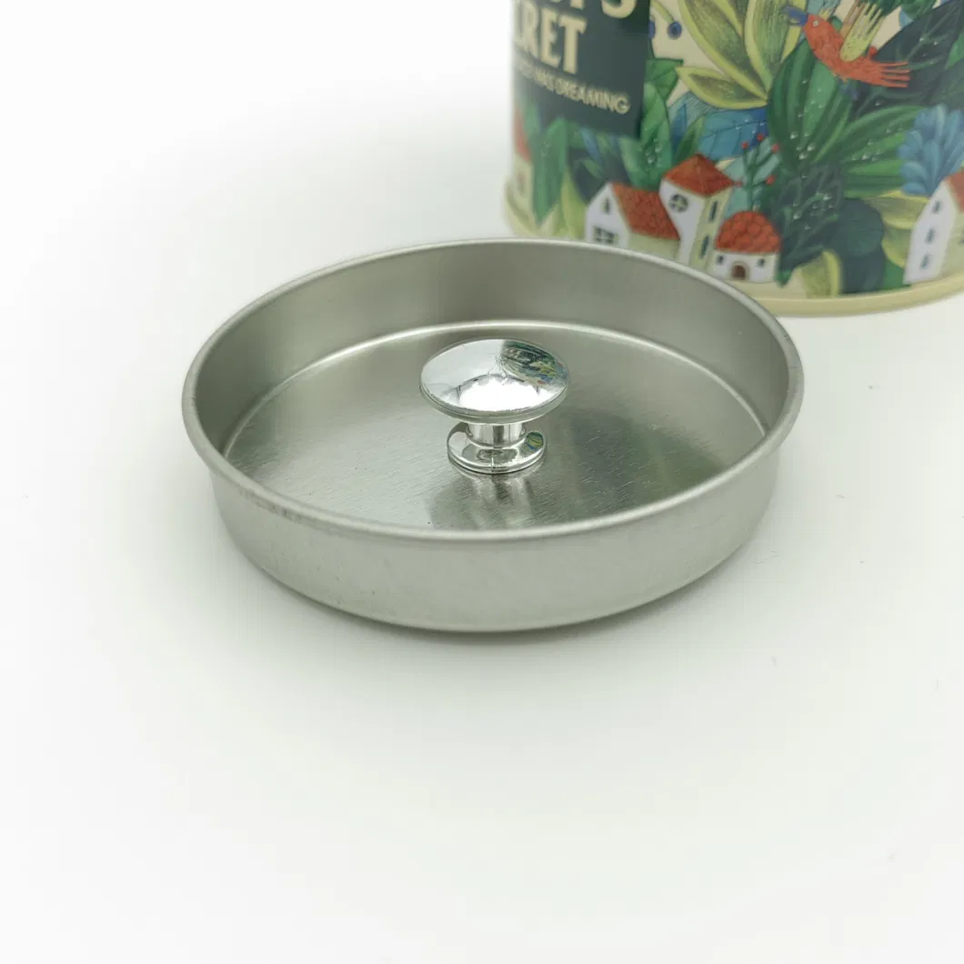 New Style Tinplate Can Seal Pot Metal Candy Black Tea Tin Box