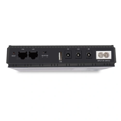 Mini DC UPS Power Supply Bank 18/36W Poe/USB 5V/9V/12V