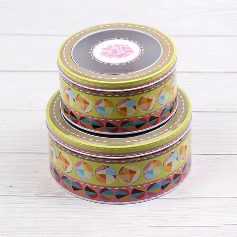 Christmas Candy Tin Cookie Tins Small Food Storage Tin Box for Gift Giving, Extra Thick Metal - Set of 3