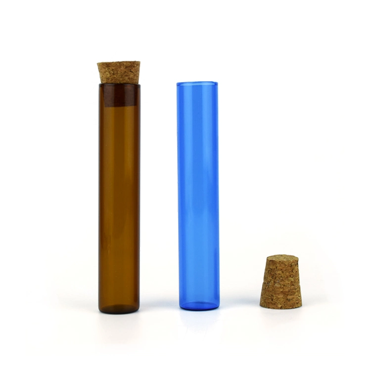 High Borosilicate 110mm 120mm Golden Glass Tube That Is Certified Child-Resistant Cap with Custom Box and Stickers