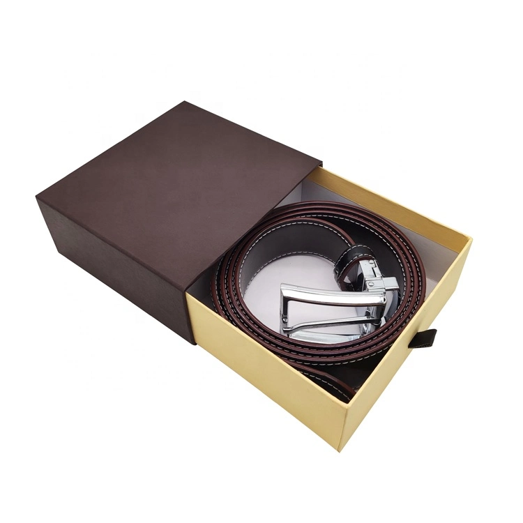 Business Fashion Creative Leather Belt Wallet Box High-Grade Large Capacity Metal Watch Gift Box